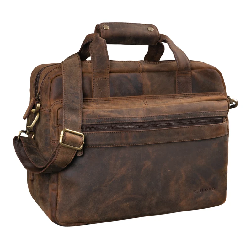 "Adventure" Lehrertasche Leder groß