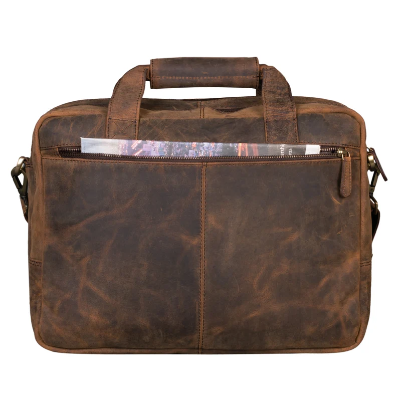 "Adventure" Lehrertasche Leder groß