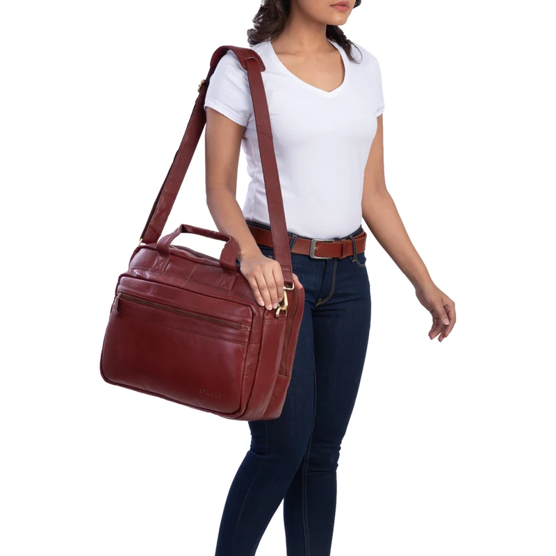 "Adventure" Lehrertasche Leder groß