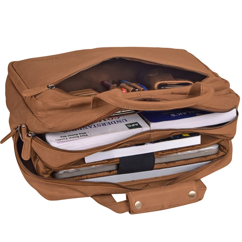 "Adventure" Lehrertasche Leder groß