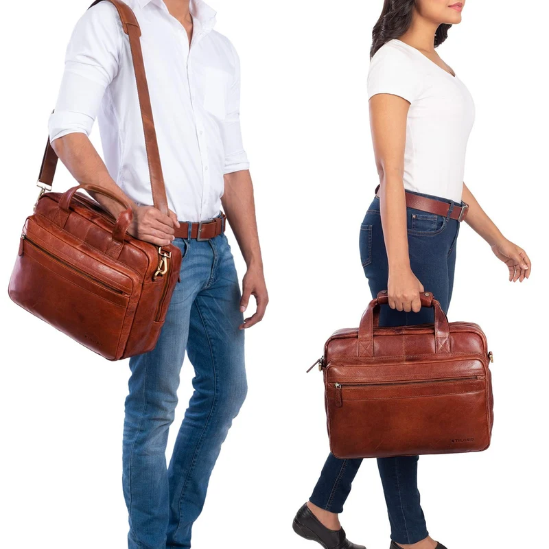 "Adventure" Lehrertasche Leder groß