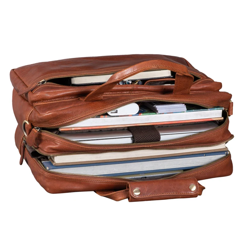 "Adventure" Lehrertasche Leder groß
