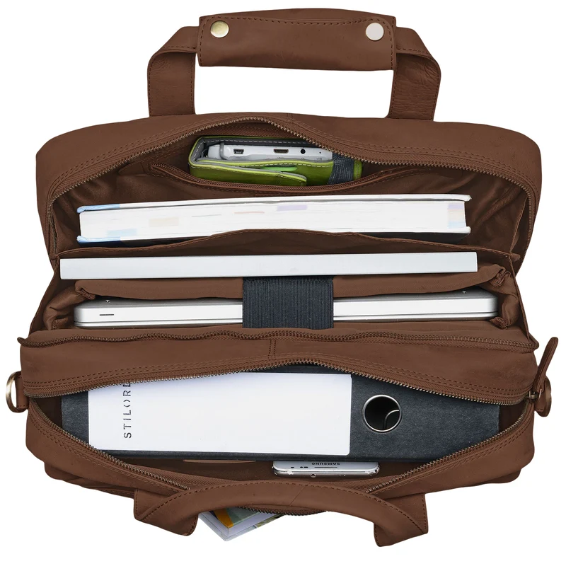 "Adventure" Lehrertasche Leder groß