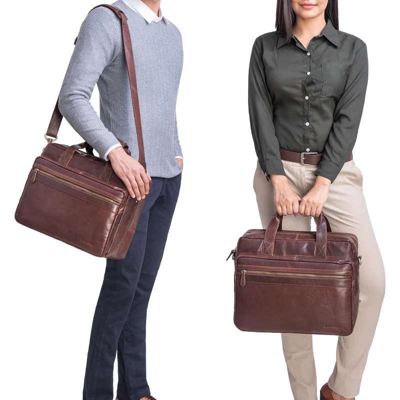 "Adventure" Lehrertasche Leder groß