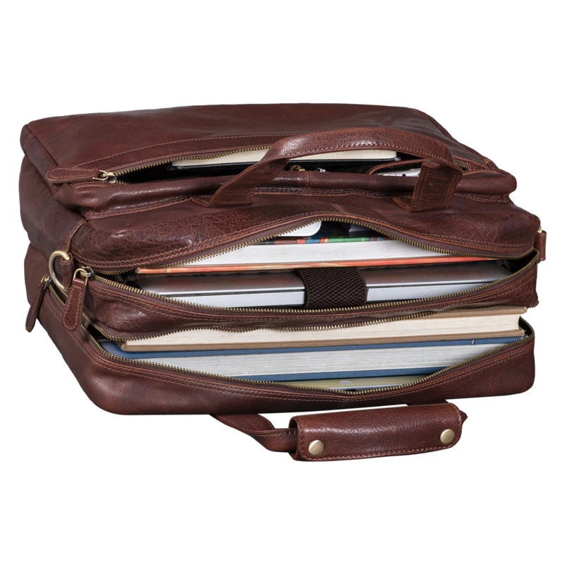 "Adventure" Lehrertasche Leder groß