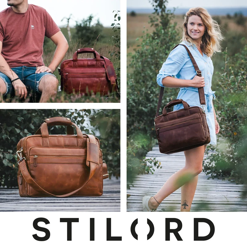 "Adventure" Lehrertasche Leder groß