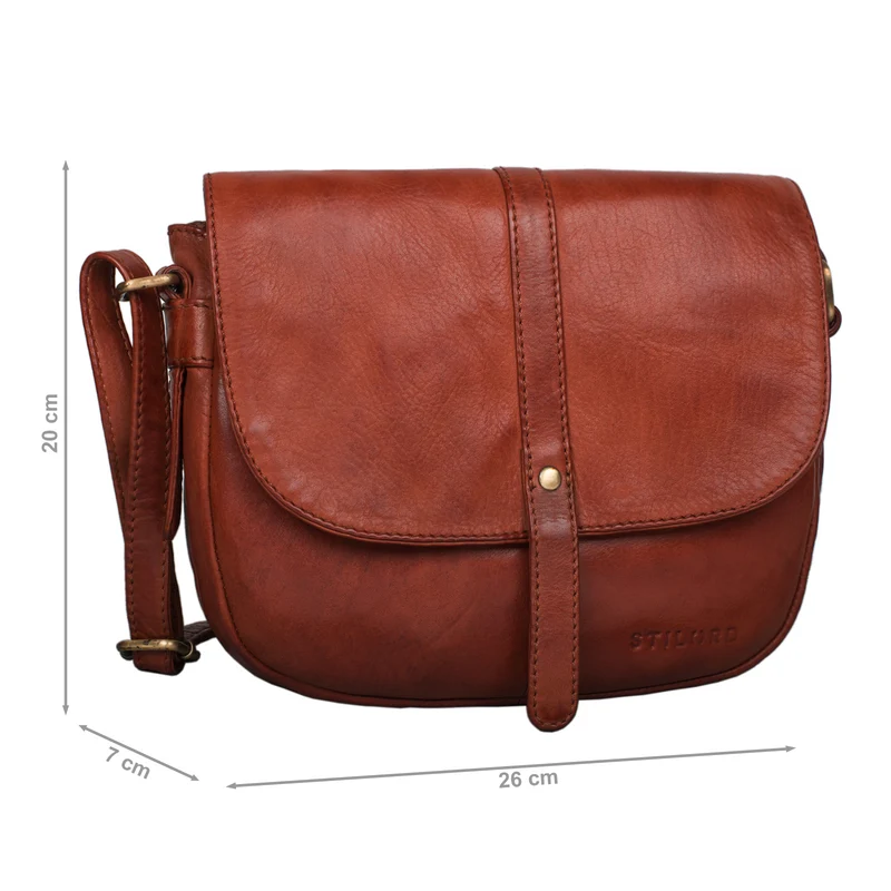 "Kira" Umhängetasche Frauen Leder Vintage Handtasche Abendtasche