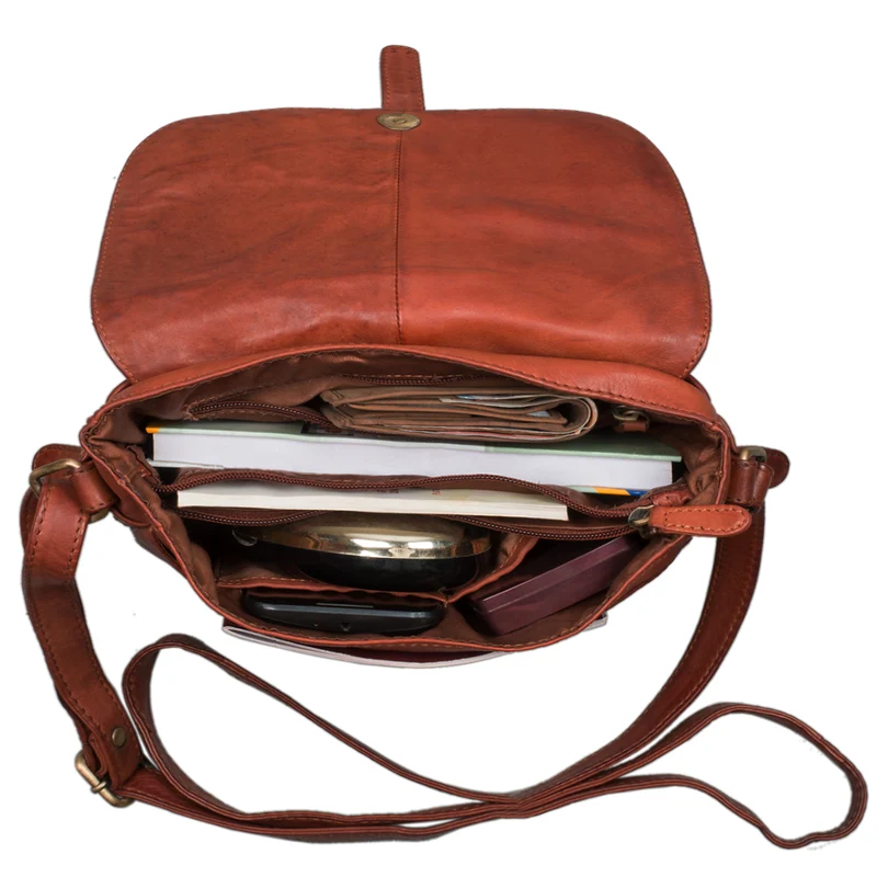 "Kira" Umhängetasche Frauen Leder Vintage Handtasche Abendtasche