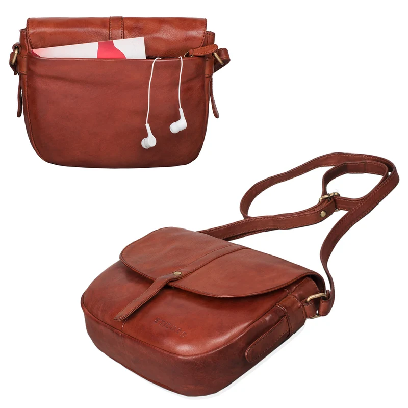 "Kira" Umhängetasche Frauen Leder Vintage Handtasche Abendtasche