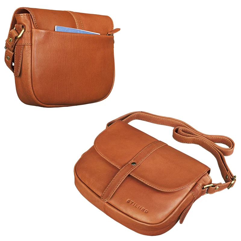 "Kira" Umhängetasche Frauen Leder Vintage Handtasche Abendtasche