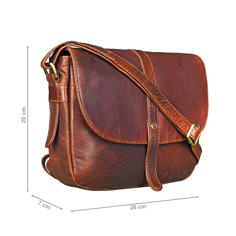"Kira" Umhängetasche Frauen Leder Vintage Handtasche Abendtasche
