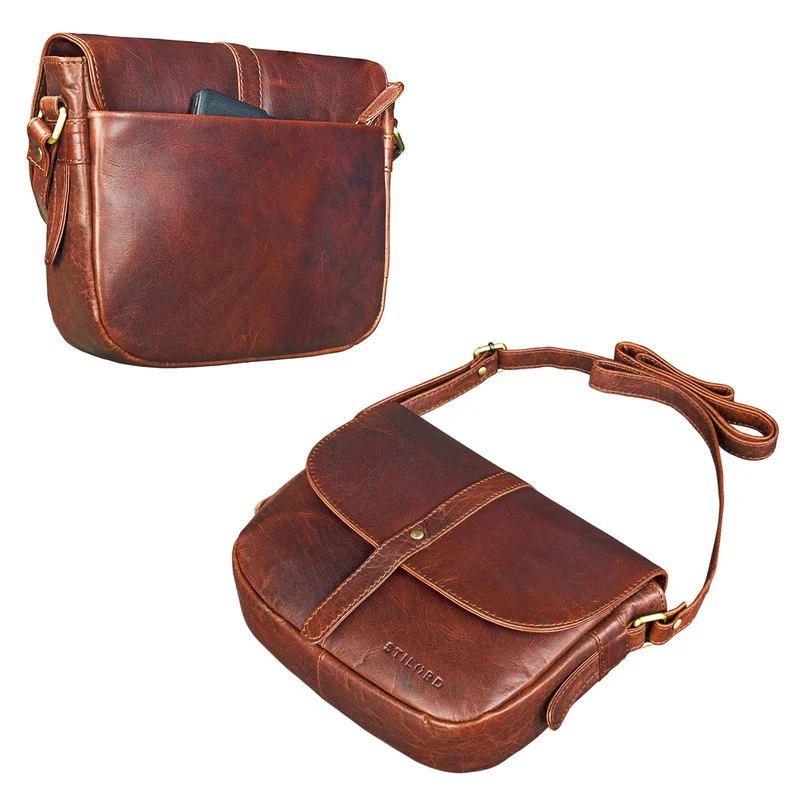"Kira" Umhängetasche Frauen Leder Vintage Handtasche Abendtasche