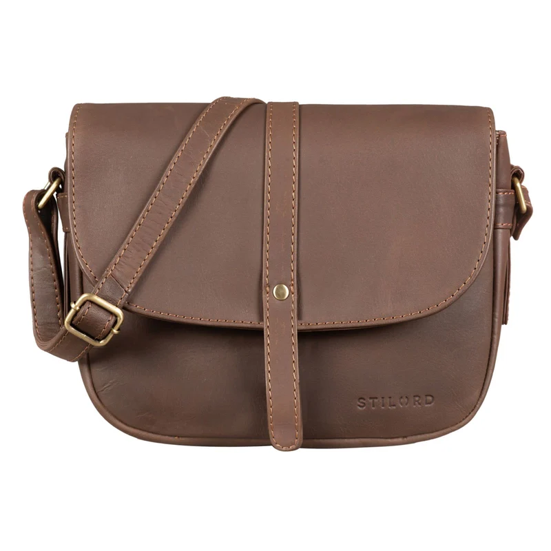 "Kira" Umhängetasche Frauen Leder Vintage Handtasche Abendtasche