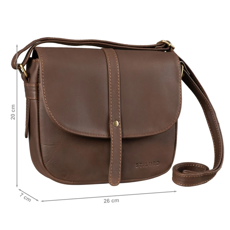 "Kira" Umhängetasche Frauen Leder Vintage Handtasche Abendtasche