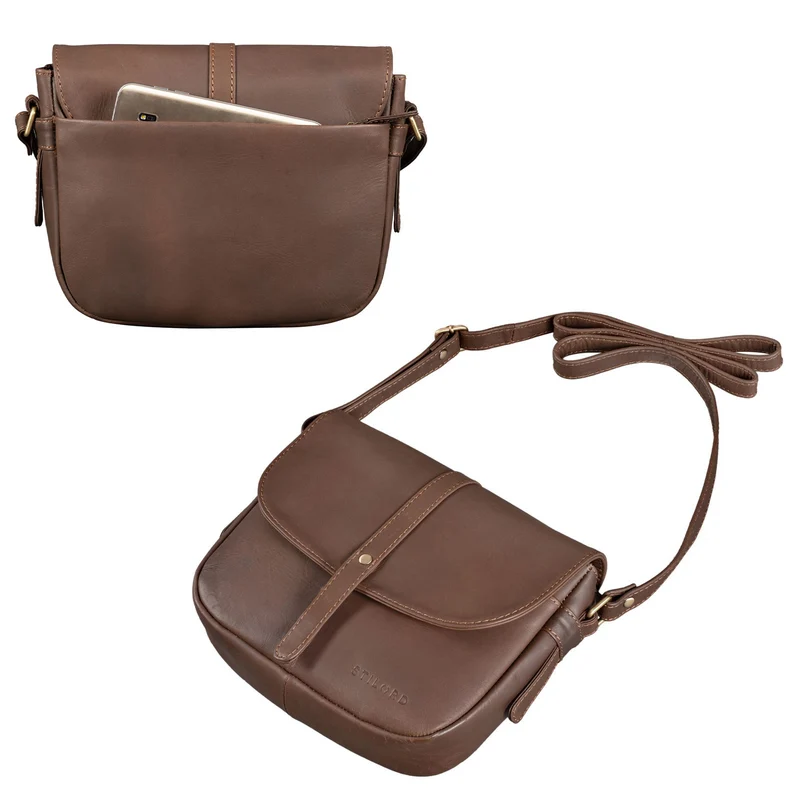 "Kira" Umhängetasche Frauen Leder Vintage Handtasche Abendtasche
