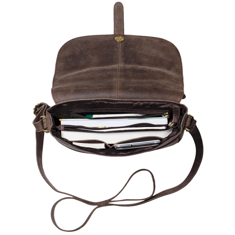 "Kira" Umhängetasche Frauen Leder Vintage Handtasche Abendtasche