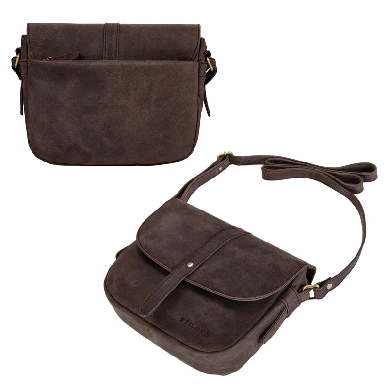 "Kira" Umhängetasche Frauen Leder Vintage Handtasche Abendtasche