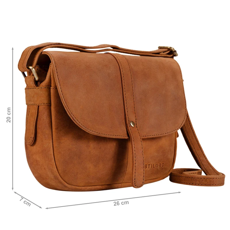 "Kira" Umhängetasche Frauen Leder Vintage Handtasche Abendtasche