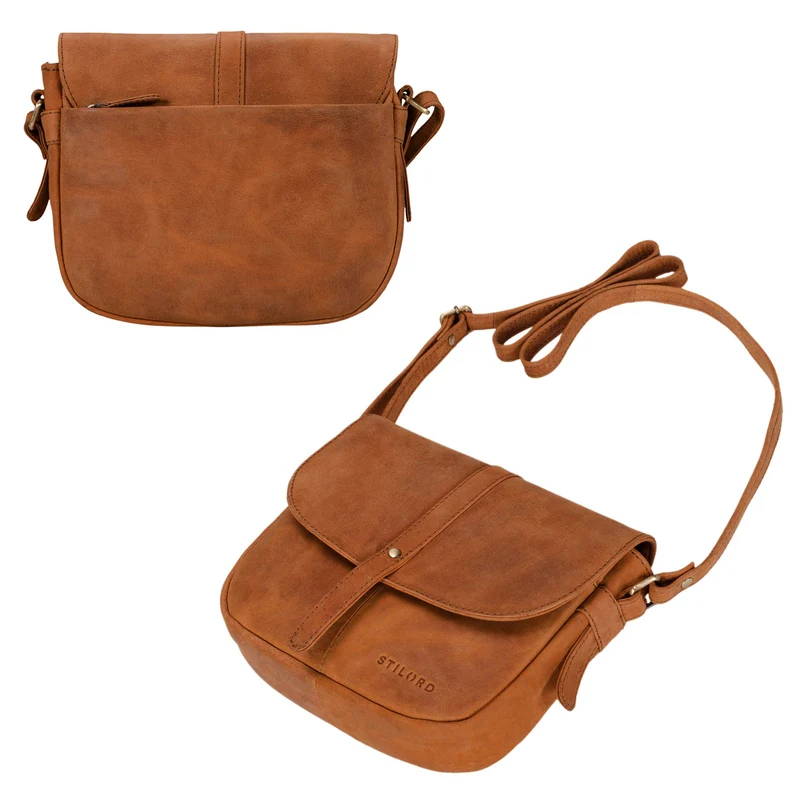 "Kira" Umhängetasche Frauen Leder Vintage Handtasche Abendtasche