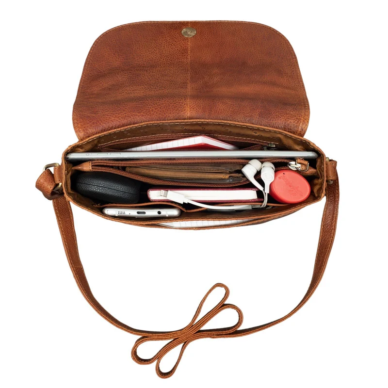 "Kira" Umhängetasche Frauen Leder Vintage Handtasche Abendtasche