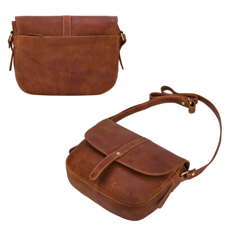 "Kira" Umhängetasche Frauen Leder Vintage Handtasche Abendtasche