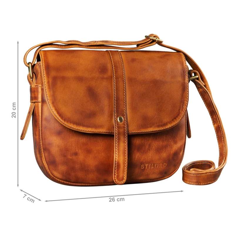 "Kira" Umhängetasche Frauen Leder Vintage Handtasche Abendtasche