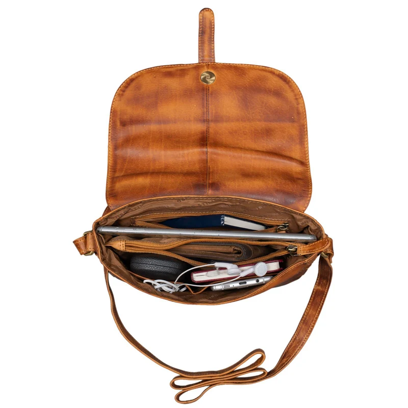 "Kira" Umhängetasche Frauen Leder Vintage Handtasche Abendtasche