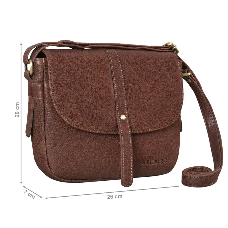 "Kira" Umhängetasche Frauen Leder Vintage Handtasche Abendtasche