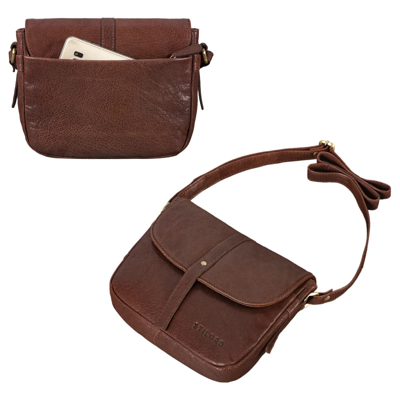 "Kira" Umhängetasche Frauen Leder Vintage Handtasche Abendtasche