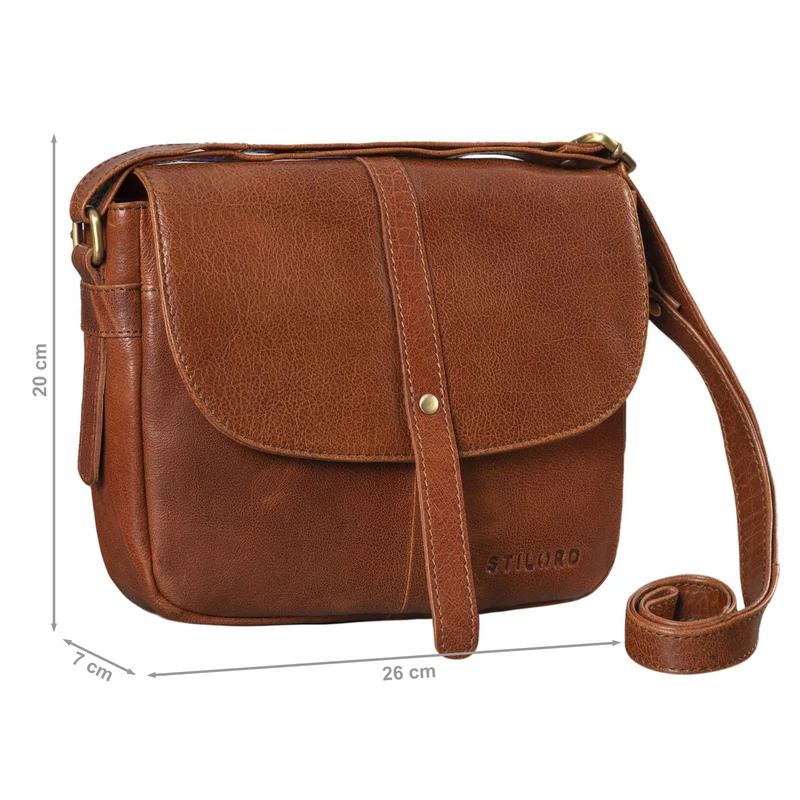 "Kira" Umhängetasche Frauen Leder Vintage Handtasche Abendtasche
