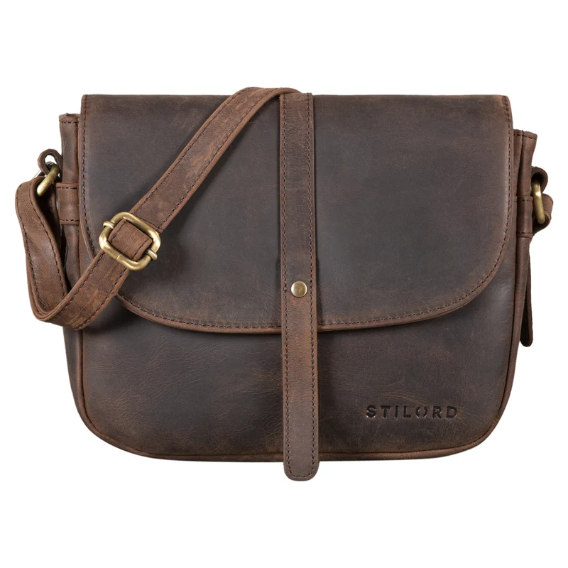 "Kira" Umhängetasche Frauen Leder Vintage Handtasche Abendtasche