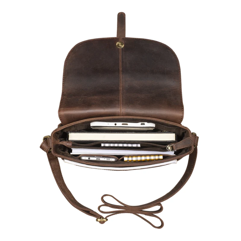"Kira" Umhängetasche Frauen Leder Vintage Handtasche Abendtasche