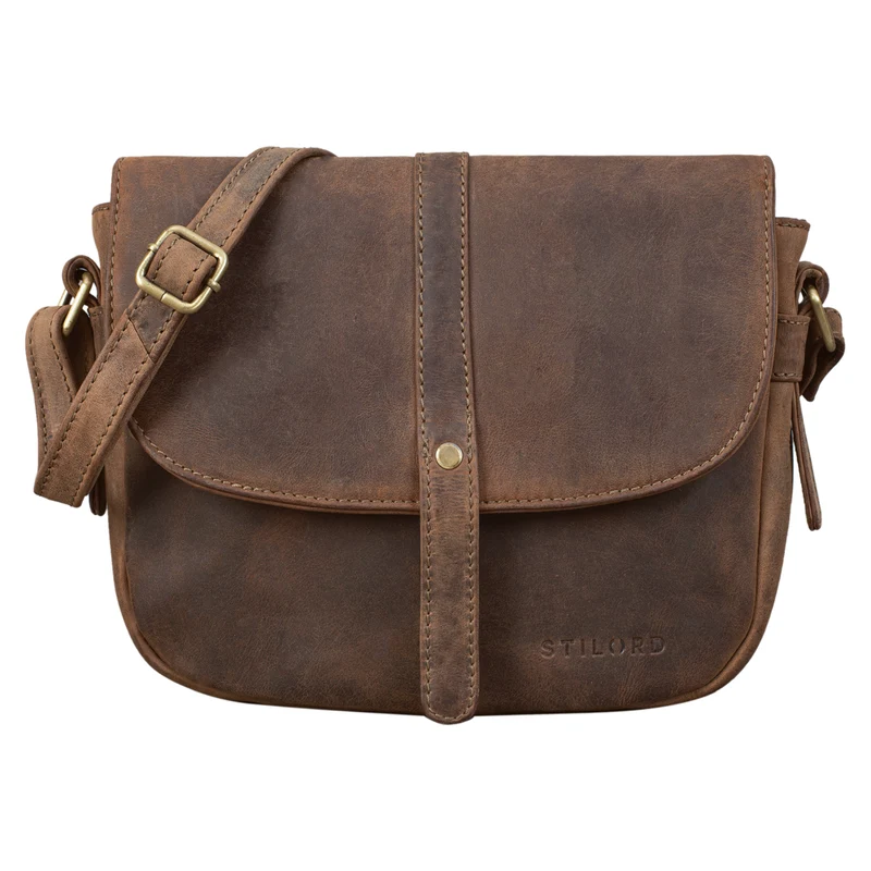 "Kira" Umhängetasche Frauen Leder Vintage Handtasche Abendtasche
