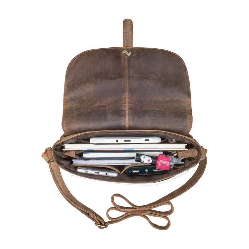 "Kira" Umhängetasche Frauen Leder Vintage Handtasche Abendtasche