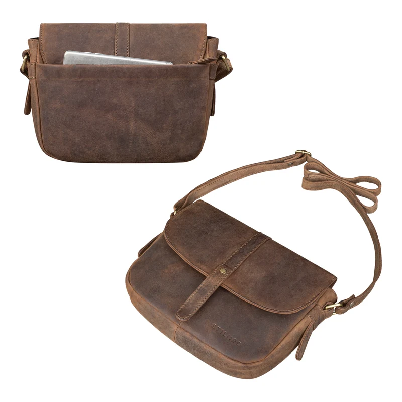 "Kira" Umhängetasche Frauen Leder Vintage Handtasche Abendtasche