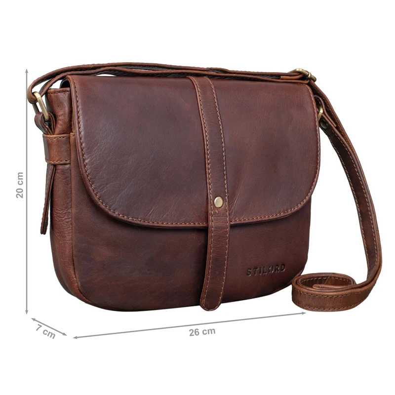 "Kira" Umhängetasche Frauen Leder Vintage Handtasche Abendtasche