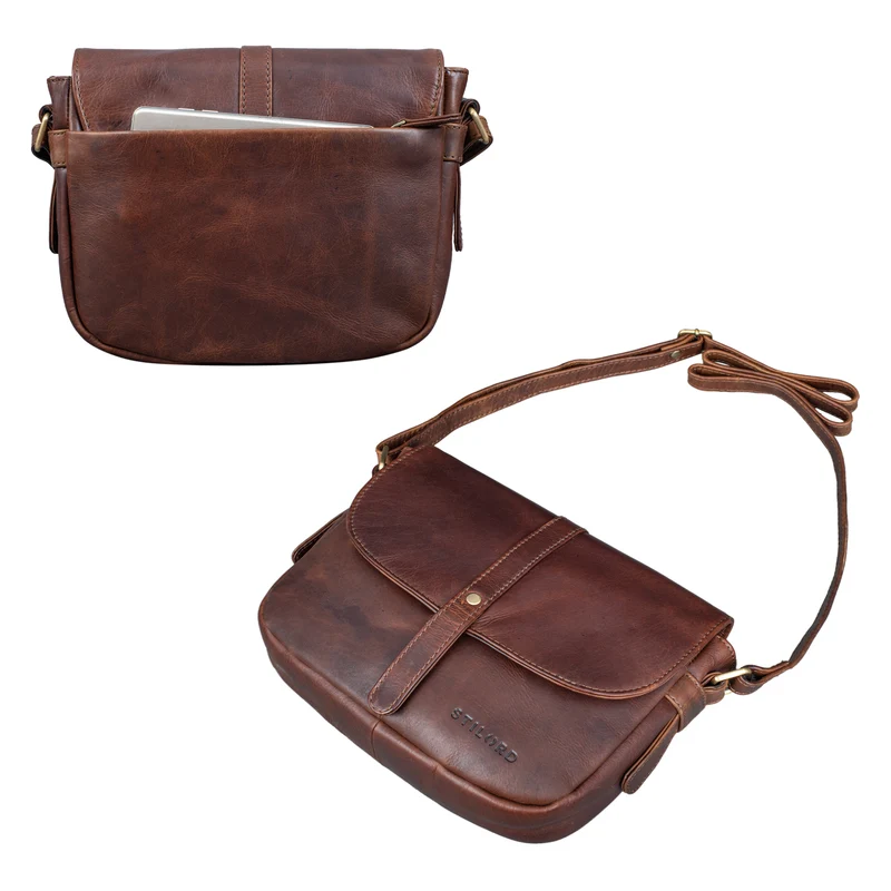"Kira" Umhängetasche Frauen Leder Vintage Handtasche Abendtasche