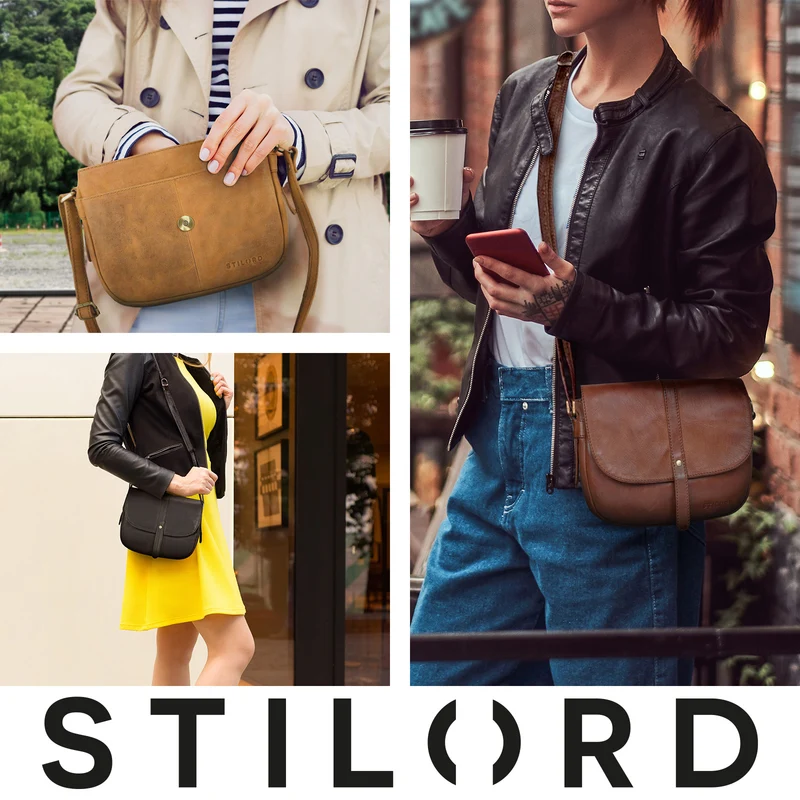 "Kira" Umhängetasche Frauen Leder Vintage Handtasche Abendtasche