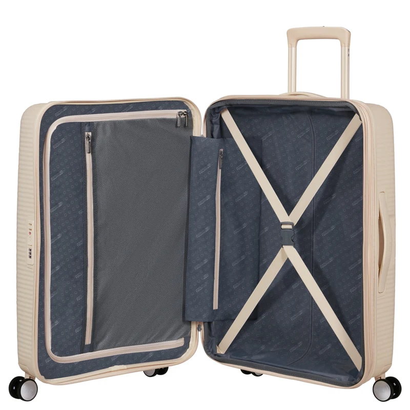 American Tourister Soundbox - 4-Rollen-Trolley 67 cm (coconut sand)