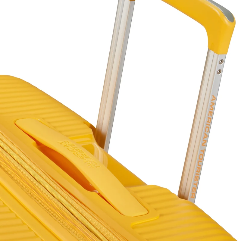 American Tourister Soundbox - 4-Rollen-Trolley 80 cm erw. (gelb)