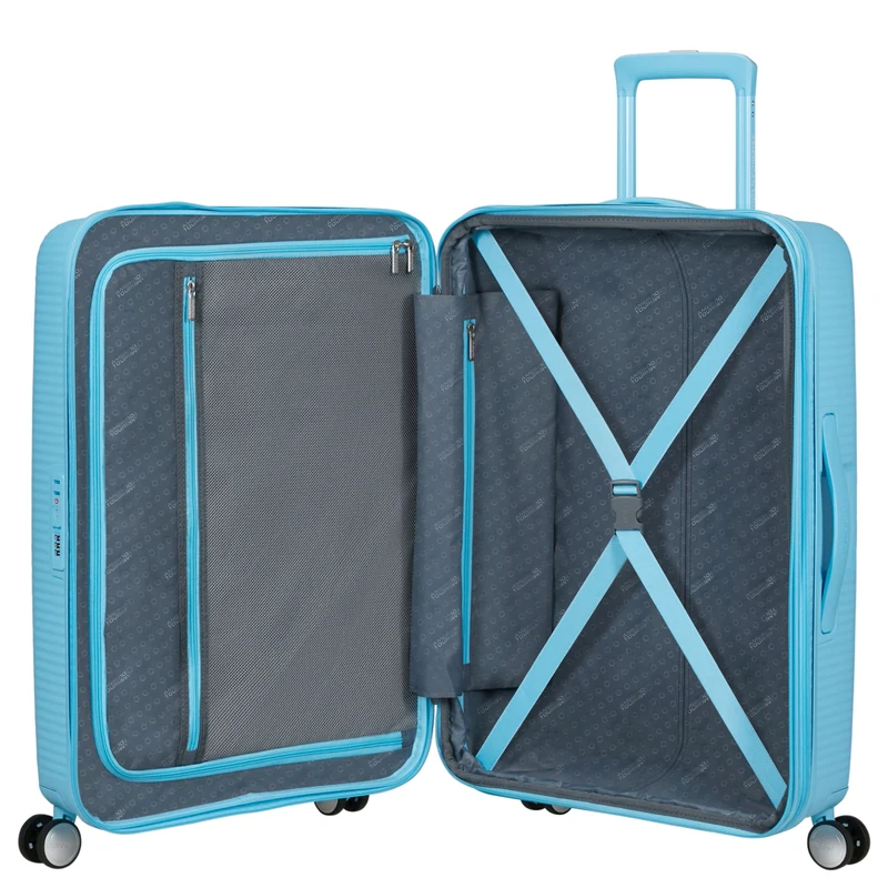 American Tourister Soundbox - 4-Rollen-Trolley 67 cm (blueberry fizz)