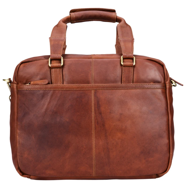 "Vitus" Ledertasche Männer Frauen braun