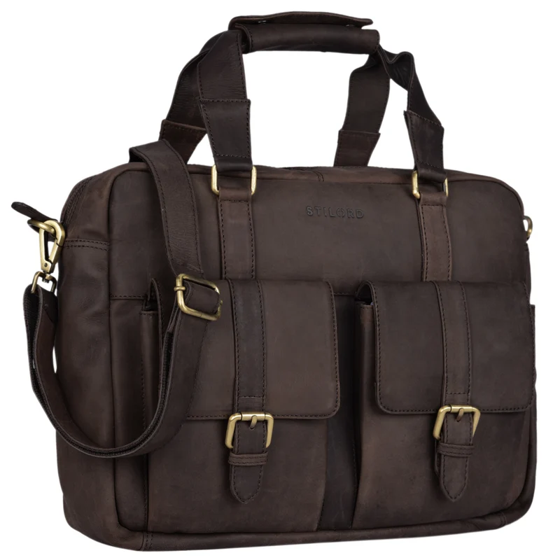 "Vitus" Ledertasche Männer Frauen braun