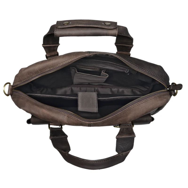 "Vitus" Ledertasche Männer Frauen braun