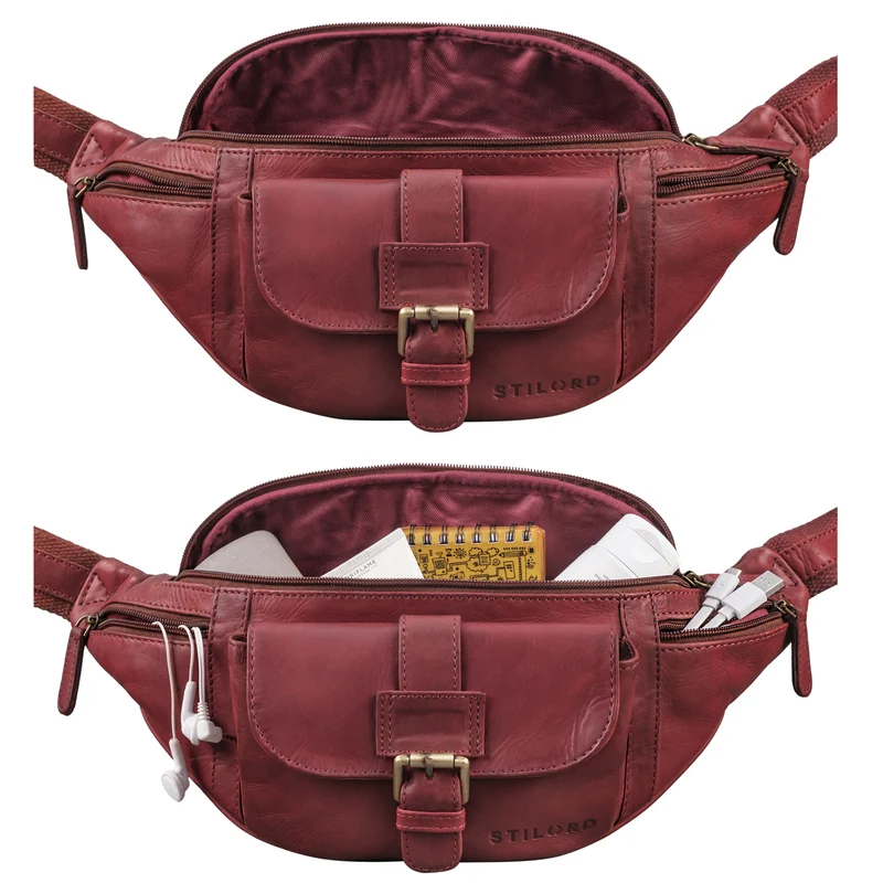 "Sam" Bauchtasche Leder Herren Damen