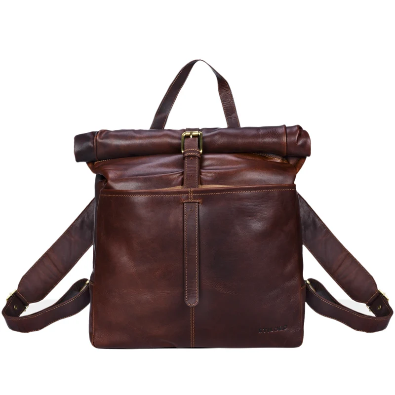 "Jackson" Leder Rucksack Männer braun