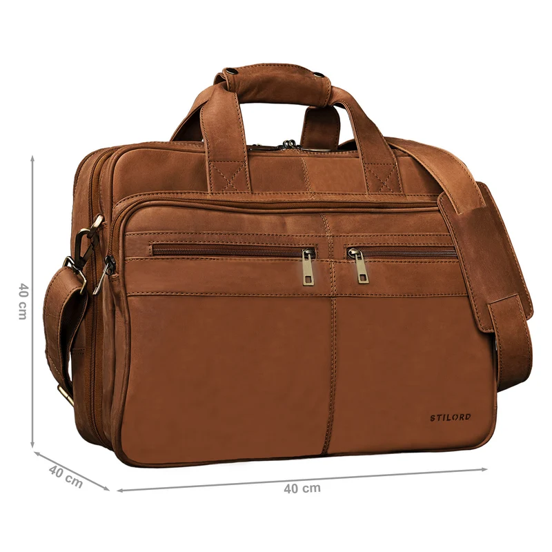 "Alexander" Lehrertasche Herren Leder Vintage