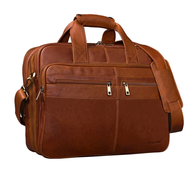 "Alexander" Lehrertasche Herren Leder Vintage