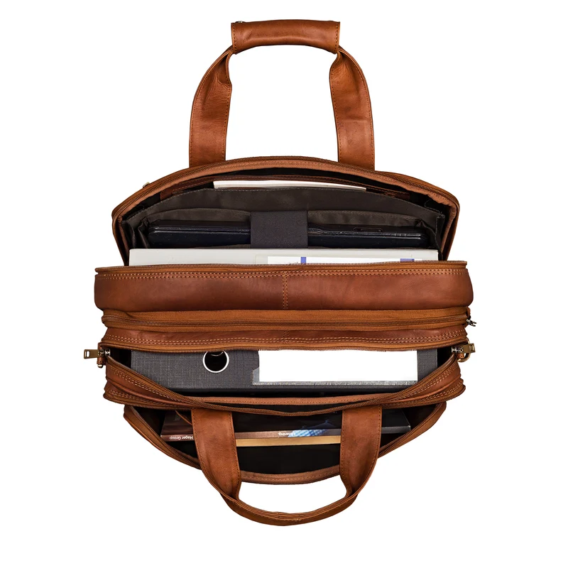 "Alexander" Lehrertasche Herren Leder Vintage
