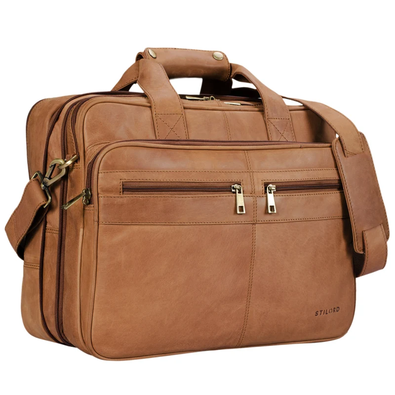 "Alexander" Lehrertasche Herren Leder Vintage